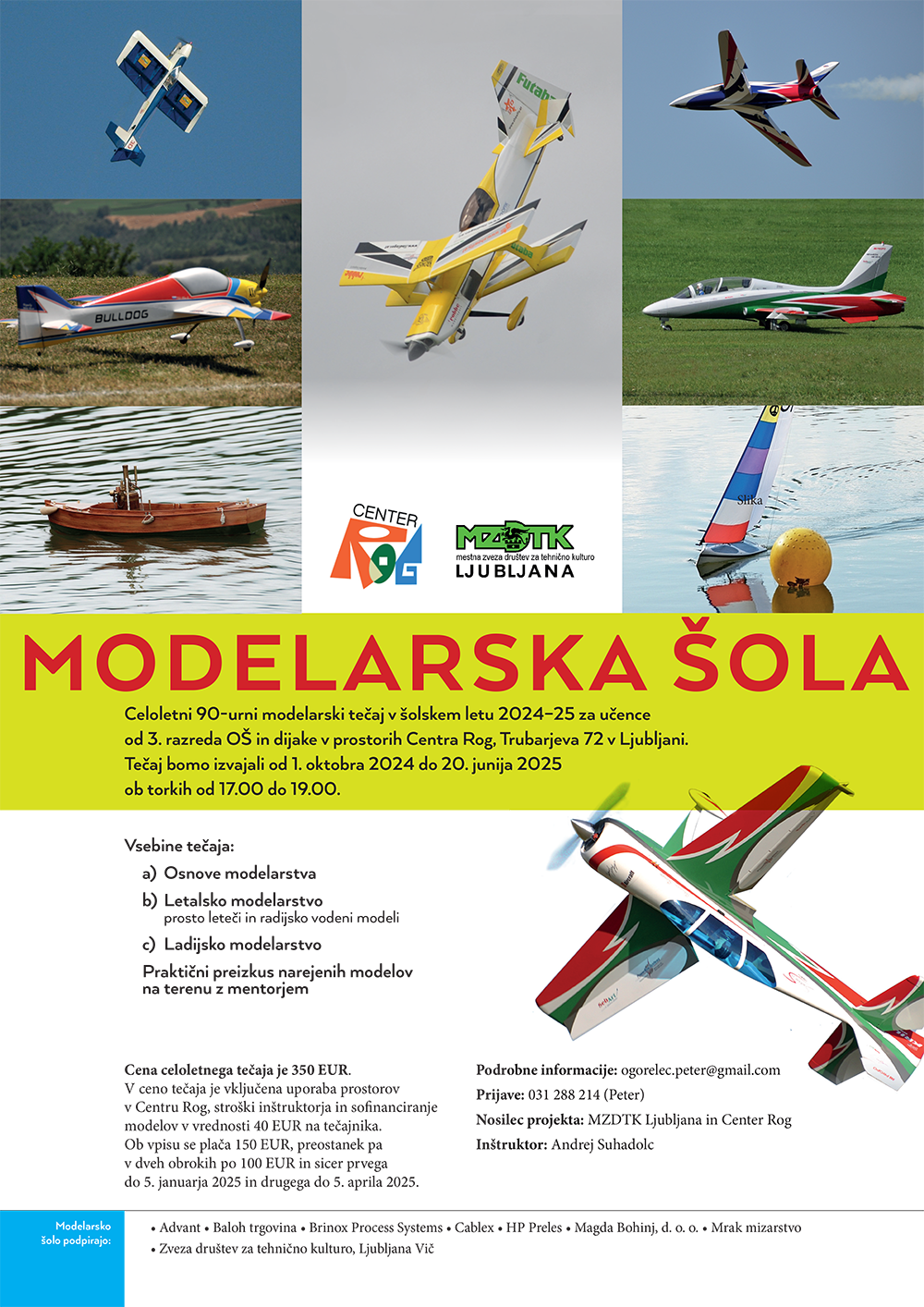 MODELARSKA SOLA plakat 2024